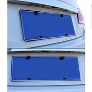 2 PCS Car License Plate Frames Car Styling License Plate Frame Magnesium Alloy Universal License Plate Holder Car Accessories(Black)