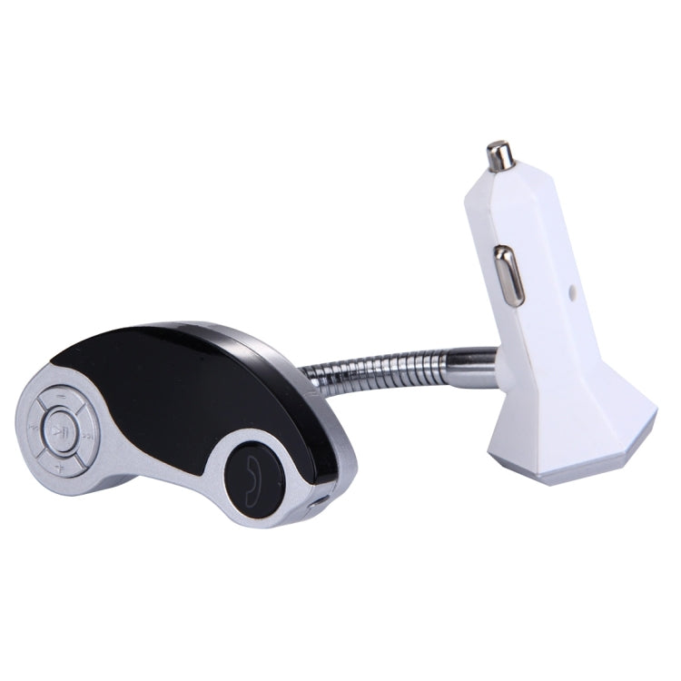 GT86 Dual USB Charger Car Bluetooth FM Transmitter Kit, Support LCD Display / TF Card Music Play / Hands-free(Silver) - Bluetooth Car Kits by PMC TechLife | Online Shopping South Africa | PMC TechLife | Buy Now Pay Later Mobicred