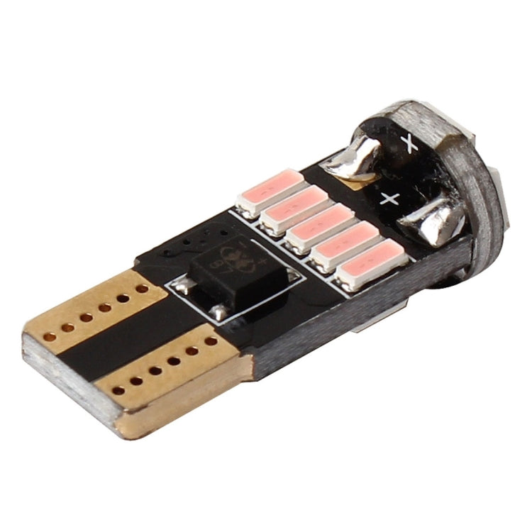 2 PCS DC 12V 2W 240LM 5500K T10-4014-15SMD Car Width Lamp Clearance Light Parking Lights���Pink Light���