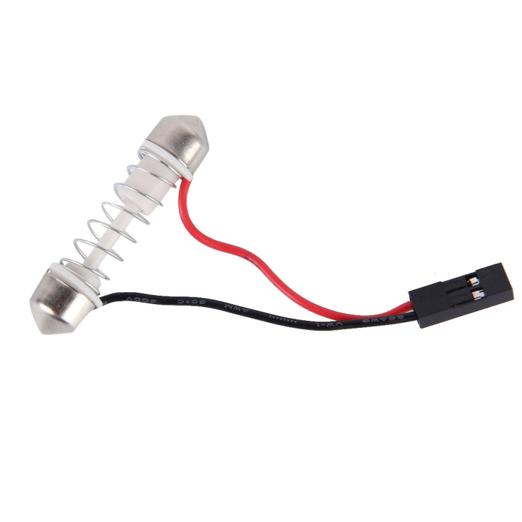 2 PCS Colorful 41MM T10 + Bicuspid Port Remote Control Car Dome Lamp LED Reading Light with 24 LED Lights