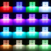 2 PCS Colorful 41MM T10 + Bicuspid Port Remote Control Car Dome Lamp LED Reading Light with 24 LED Lights