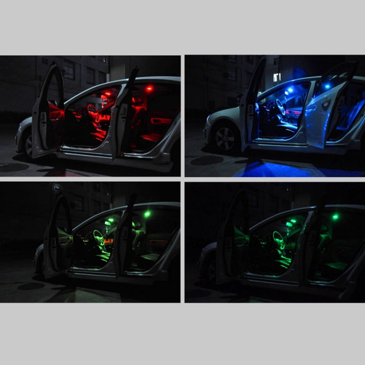 2 PCS Colorful 36MM T10 Port Remote Control Car Dome Lamp LED Reading Light with 6 LED Lights - free shipping - PMC TechLife - Order now!
