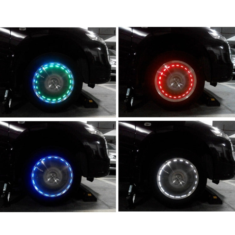 Solar Car Tyre Tire Inflating Valve Decorative Lighting Hot Wheels Strobe Flashing LED Light Lamp - Decorative Lights by PMC TechLife | Online Shopping South Africa | PMC TechLife | Buy Now Pay Later Mobicred
