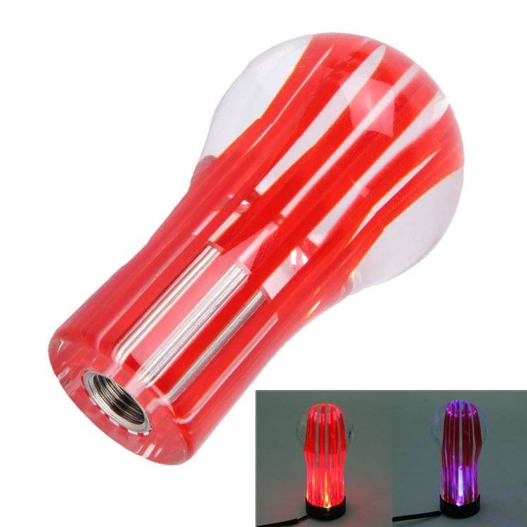 Crystal Double Light Car Breathing Racing Dash LED Magic Lamp Gear Head Shift Knob with Base, Size: 8.2 * 4.5 * 3.0 cm(Green Light + Blue Light) - free shipping - PMC TechLife - Order now!