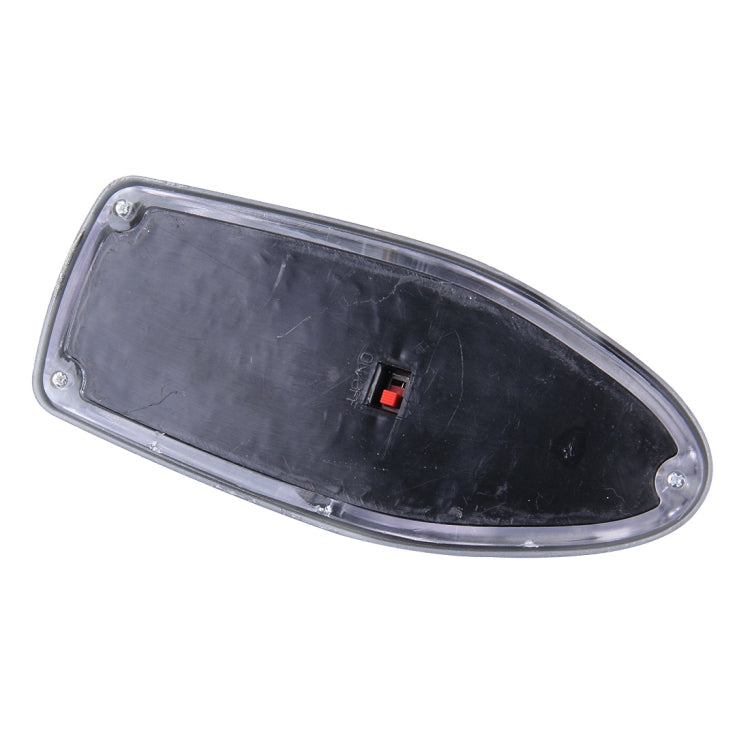 Solar Colorful Light Anti Collision Shark Fin Car Taillight LED Flash Warning Light Caution Light(Grey) - free shipping - PMC TechLife - Order now!