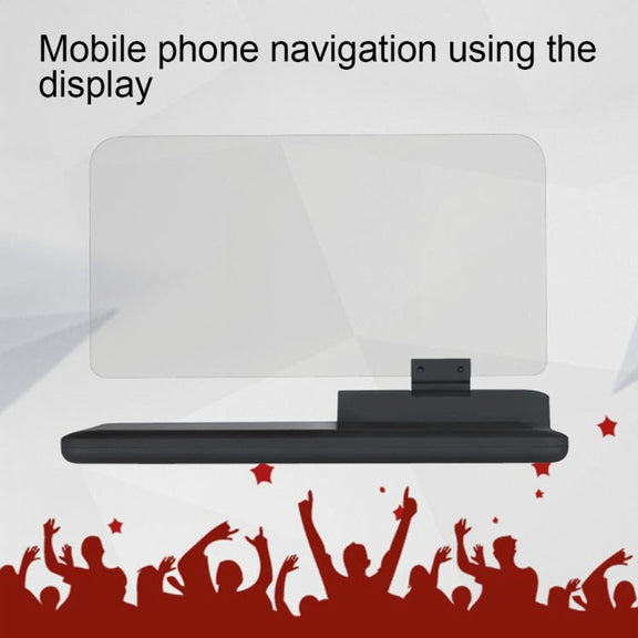 Universal Car GPS HUD Head Up Display Holder / Mobile Phone Navigation Bracket, For iPhone, Galaxy, Huawei, Xiaomi, Lenovo, Sony, LG, HTC and Other Smartphones(Black)