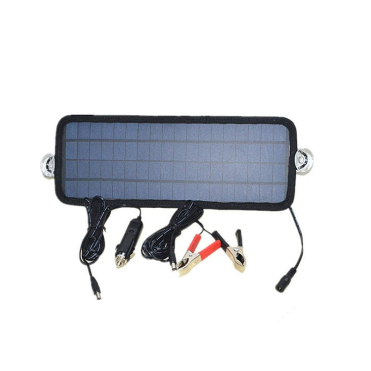 4.5W Portable Car Automobile Boat Battery Solar Cells Rechargeable Power Battery Charger - Booster Cable & Clip by PMC TechLife | Online Shopping South Africa | PMC TechLife | Buy Now Pay Later Mobicred