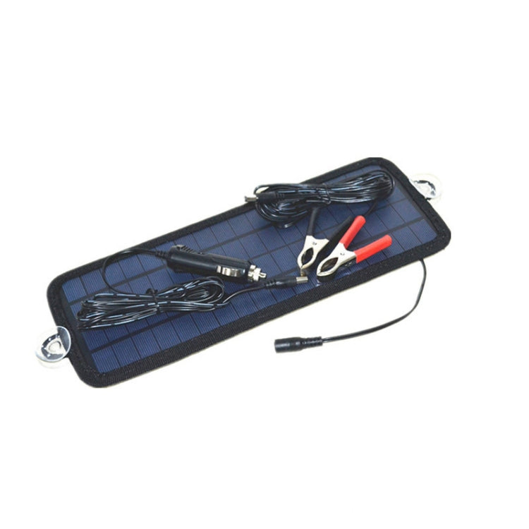 4.5W Portable Car Automobile Boat Battery Solar Cells Rechargeable Power Battery Charger - Booster Cable & Clip by PMC TechLife | Online Shopping South Africa | PMC TechLife | Buy Now Pay Later Mobicred