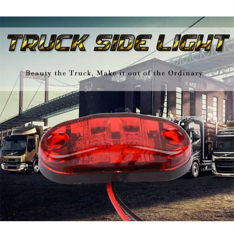 10 PCS 10-30V Car Truck Trailer Piranha LED Side Marker Blinker Lights Bulb, Red Light - Clearance Lights by PMC TechLife | Online Shopping South Africa | PMC TechLife | Buy Now Pay Later Mobicred