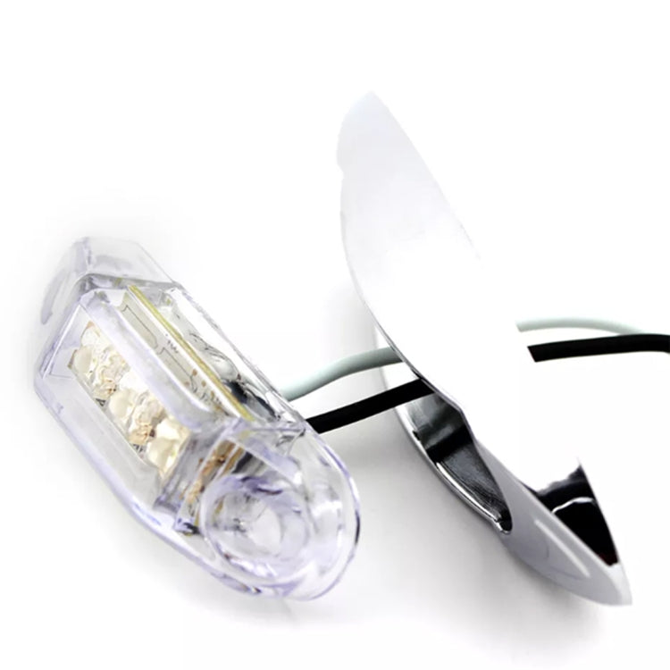 10 PCS DC 10-30V Car Truck Trailer Piranha 3-LED Side Marker Indicator Lights Bulb Lamp, Light Color: White - Clearance Lights by PMC TechLife | Online Shopping South Africa | PMC TechLife | Buy Now Pay Later Mobicred