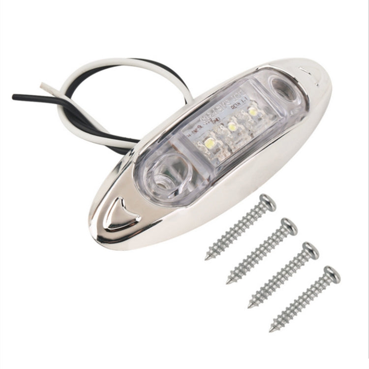 10 PCS DC 10-30V Car Truck Trailer Piranha 3-LED Side Marker Indicator Lights Bulb Lamp, Light Color: White - Clearance Lights by PMC TechLife | Online Shopping South Africa | PMC TechLife | Buy Now Pay Later Mobicred