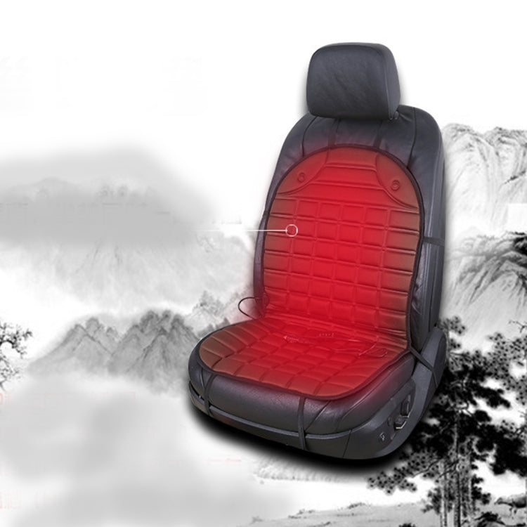 12V Heated Car Seat Cushion Cover Seat Heater Warmer Winter Car Cushion Car Driver Heated Seat Cushion(Black) - Seat Accessories by PMC Jewellery | Online Shopping South Africa | PMC Jewellery | Buy Now Pay Later Mobicred