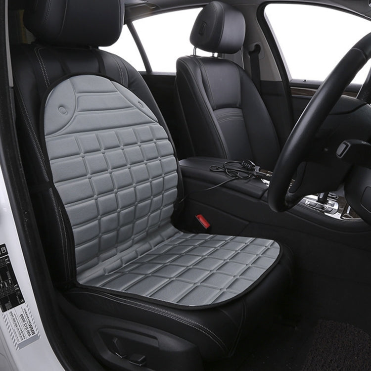 12V Heated Car Seat Cushion Cover Seat Heater Warmer Winter Car Cushion Car Driver Heated Seat Cushion(Grey) - Seat Accessories by PMC Jewellery | Online Shopping South Africa | PMC Jewellery | Buy Now Pay Later Mobicred
