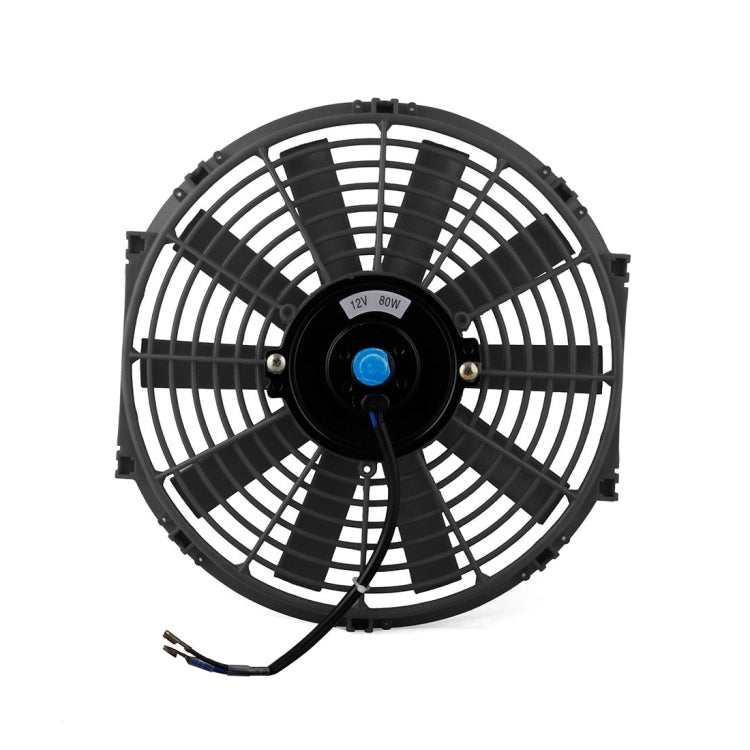 12V 80W 12 inch Car Cooling Fan High-power Modified Tank Fan Cooling Fan Powerful Auto Fan Mini Air Conditioner for Car(Black) - free shipping - PMC TechLife - Order now!