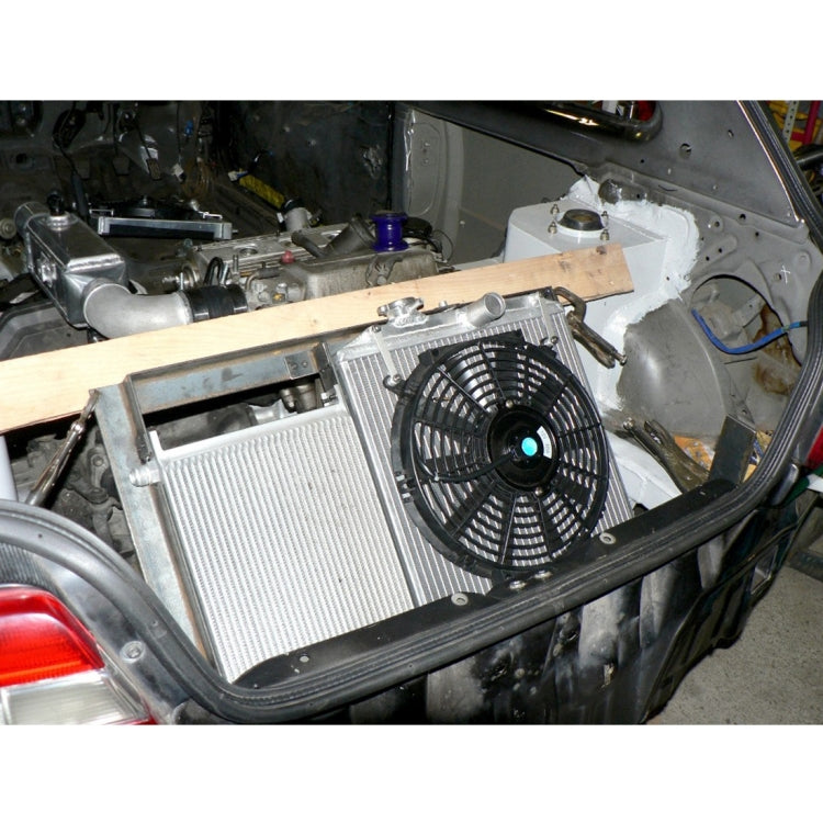 12V 80W 12 inch Car Cooling Fan High-power Modified Tank Fan Cooling Fan Powerful Auto Fan Mini Air Conditioner for Car(Black) - free shipping - PMC TechLife - Order now!