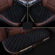 3 PCS / Set Luxurious Warm Car Seat Cover Cushion Universal Front Back Seat Covers Car Non-slip Chair Pad Warm Car Mats No Back Plush Cushion(Black) - Seat Accessories by PMC TechLife | Online Shopping South Africa | PMC TechLife | Buy Now Pay Later Mobicred