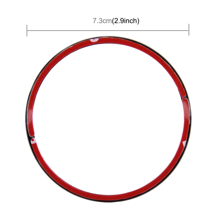 4 PCS Car Aluminum Wheel Hub Deroration Ring For Cadillac(Black) - Wheels Tires & Parts by PMC TechLife | Online Shopping South Africa | PMC TechLife | Buy Now Pay Later Mobicred