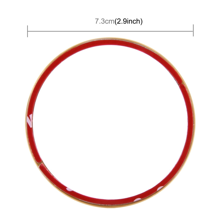 4 PCS Car Aluminum Wheel Hub Deroration Ring For Cadillac(Gold) - Wheels Tires & Parts by PMC TechLife | Online Shopping South Africa | PMC TechLife | Buy Now Pay Later Mobicred