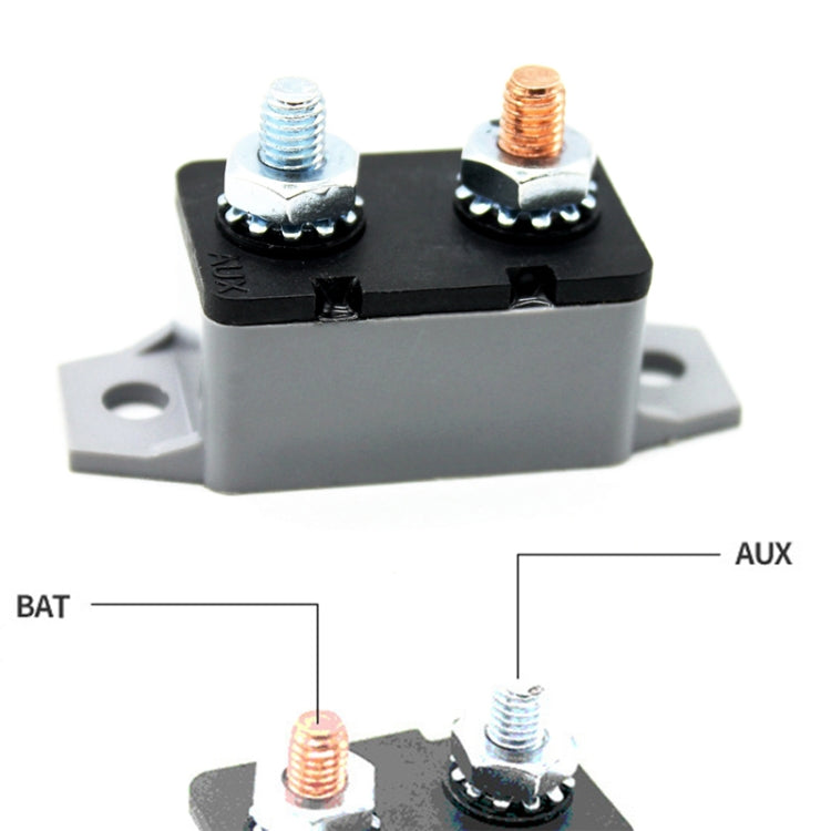 F3088-30A 30A Manual Reset Circuit Breaker Double Short Legs with Bolt 12/24V - Fuse by PMC TechLife | Online Shopping South Africa | PMC TechLife | Buy Now Pay Later Mobicred