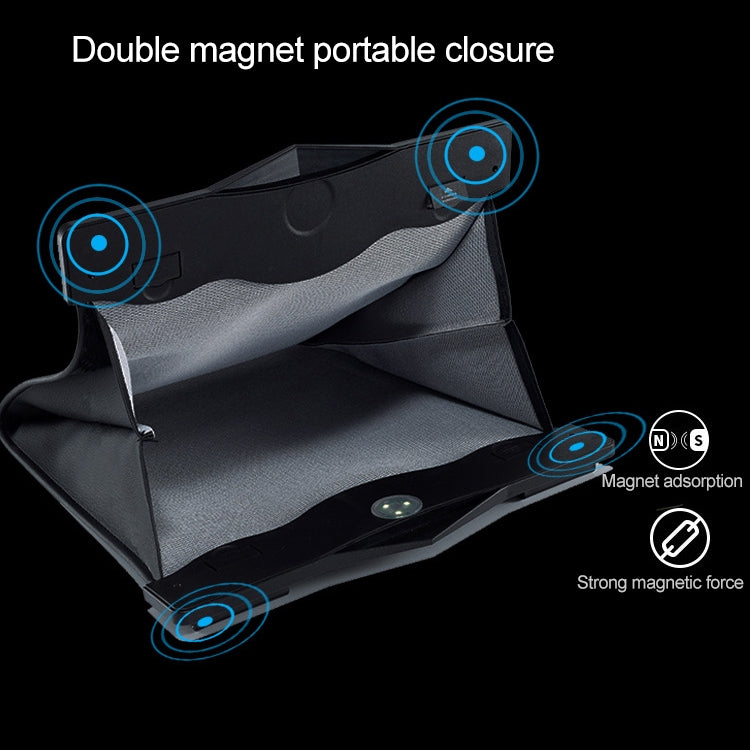 Car Multifunctional LED Design Hanging Folding Garbage Bin Storage Box (Red) - Stowing Tidying by PMC TechLife | Online Shopping South Africa | PMC TechLife | Buy Now Pay Later Mobicred