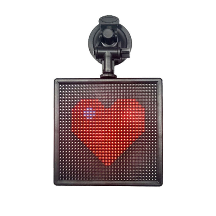 32x32 Pixel Full Color Wireless Bluetooth APP Control Emoticon Smile Faces LED Car Sign LED Display Lighting Board - Car Monitor by PMC Jewellery | Online Shopping South Africa | PMC Jewellery | Buy Now Pay Later Mobicred