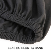 Anti-Dust Anti-UV Heat-insulating Elastic Force Cotton Car Cover for Sedan Car, Size: M, 4.65m~4.89m (Black)