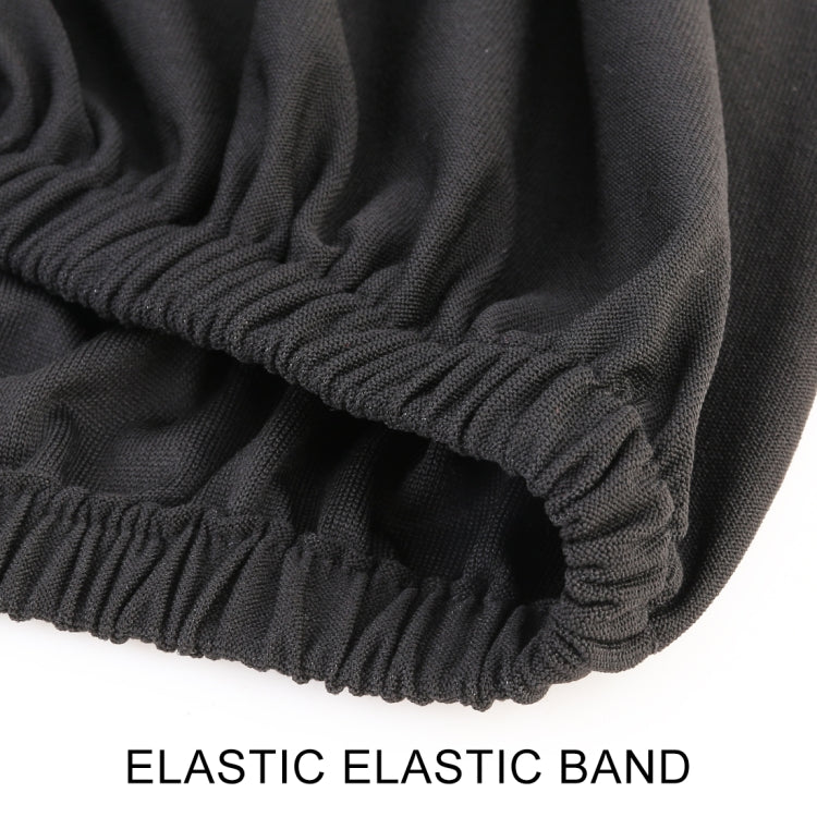 Anti-Dust Anti-UV Heat-insulating Elastic Force Cotton Car Cover for Sedan Car, Size: S, 4.3m~4.65m (Black)