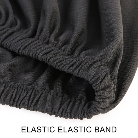 Anti-Dust Anti-UV Heat-insulating Elastic Force Cotton Car Cover for SUV, Size: M, 4.46m~4.77m (Black)