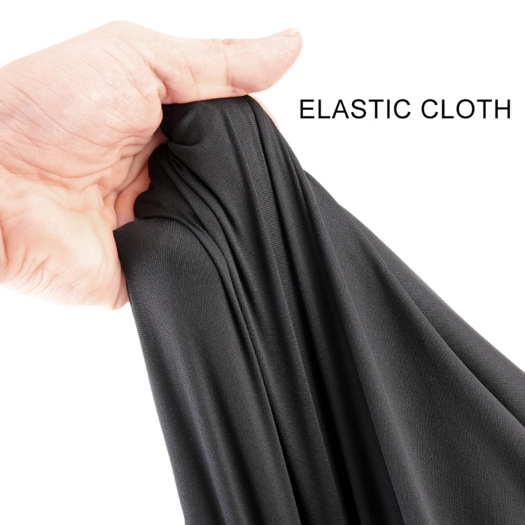 Anti-Dust Anti-UV Heat-insulating Elastic Force Cotton Car Cover for SUV, Size: M, 4.46m~4.77m (Black)