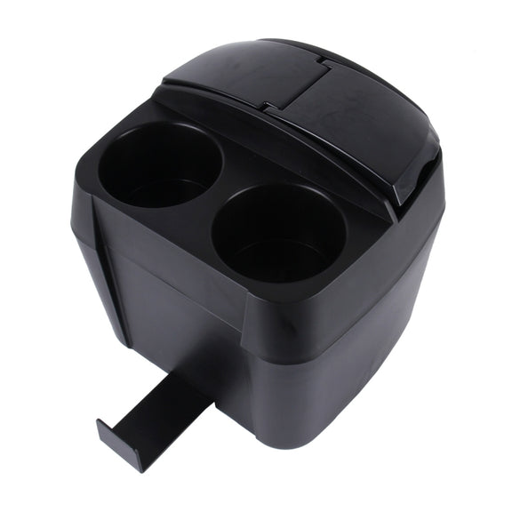 SHUNWEI SD-1605 Multifunction 3 in 1 Car Cup Holder Drink Bottle Can Garbage Can Portable Vehicle Trash Can Bin Rubbish Bin Organizer(Black)