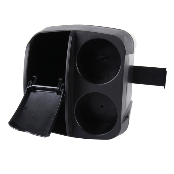 SHUNWEI SD-1605 Multifunction 3 in 1 Car Cup Holder Drink Bottle Can Garbage Can Portable Vehicle Trash Can Bin Rubbish Bin Organizer(Black)