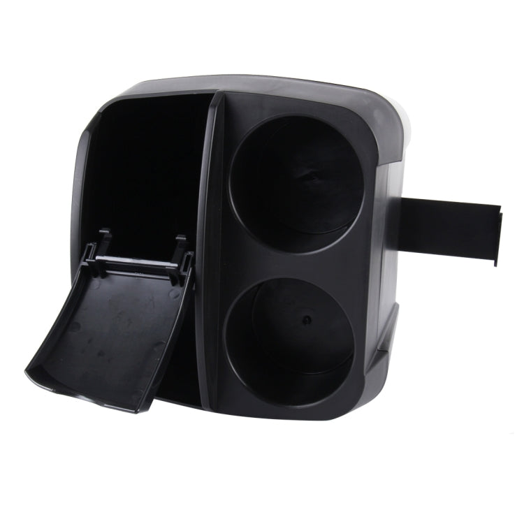 SHUNWEI SD-1605 Multifunction 3 in 1 Car Cup Holder Drink Bottle Can Garbage Can Portable Vehicle Trash Can Bin Rubbish Bin Organizer(Black)