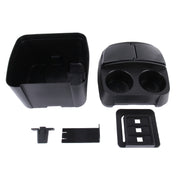 SHUNWEI SD-1605 Multifunction 3 in 1 Car Cup Holder Drink Bottle Can Garbage Can Portable Vehicle Trash Can Bin Rubbish Bin Organizer(Black)