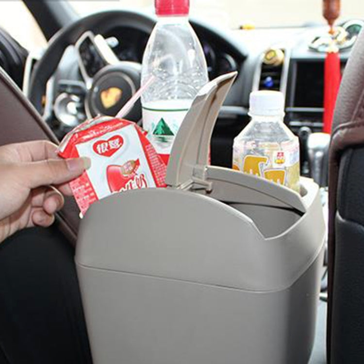 SHUNWEI SD-1605 Multifunction 3 in 1 Car Cup Holder Drink Bottle Can Garbage Can Portable Vehicle Trash Can Bin Rubbish Bin Organizer(Khaki) - Stowing Tidying by SHUNWEI | Online Shopping South Africa | PMC TechLife | Buy Now Pay Later Mobicred