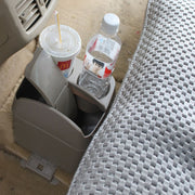 SHUNWEI SD-1605 Multifunction 3 in 1 Car Cup Holder Drink Bottle Can Garbage Can Portable Vehicle Trash Can Bin Rubbish Bin Organizer(Khaki)