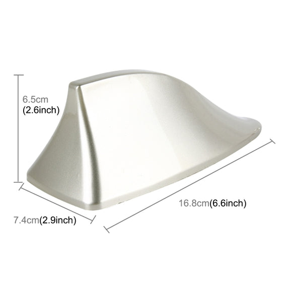 Universal Car Antenna Aerial Shark Fin Radio Signal For Auto SUV Truck Van(Champagne Gold)