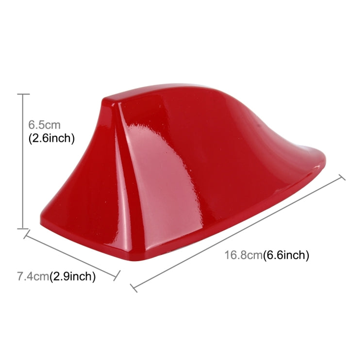Universal Car Antenna Aerial Shark Fin Radio Signal For Auto SUV Truck Van(Red) - Aerials by PMC TechLife | Online Shopping South Africa | PMC TechLife | Buy Now Pay Later Mobicred