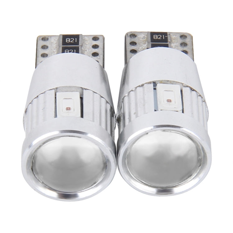 2 PCS T10 3W 6 SMD-5630 LEDs Error-Free Canbus Car Clearance Lights Lamp, DC 12V(Red Light) - Clearance Lights by PMC TechLife | Online Shopping South Africa | PMC TechLife | Buy Now Pay Later Mobicred