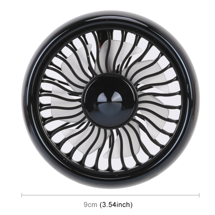 Multi-function Portable Car Air Outlet Sucker Electric Cooling Fan(Black) - Heating & Fans by PMC TechLife | Online Shopping South Africa | PMC TechLife