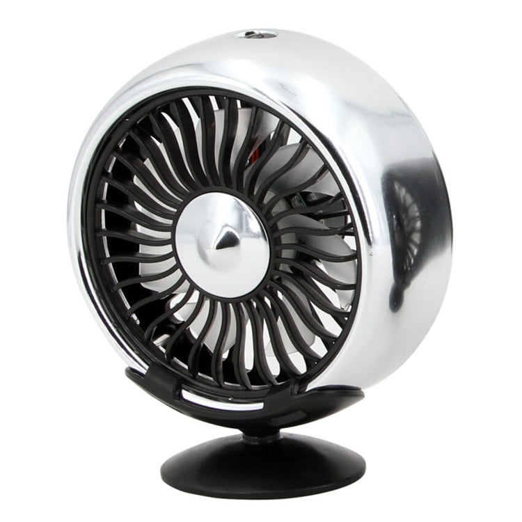 Multi-function Portable Car Air Outlet Sucker Electric Cooling Fan(Silver) - Heating & Fans by PMC TechLife | Online Shopping South Africa | PMC TechLife | Buy Now Pay Later Mobicred