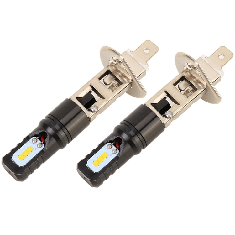 2 PCS H1 DC12V / 4.5W / 6000K / 360LM Car LED Fog Light with 6 CSP Lamp Beads, White Light (Black) - Fog / Driving Lights by PMC TechLife | Online Shopping South Africa | PMC TechLife | Buy Now Pay Later Mobicred
