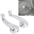1 Pair Universal Car Wagon Door Window Crank Handle Winder  Manual Door Crank Handle Window Winders(Silver) - Ornaments by PMC TechLife | Online Shopping South Africa | PMC TechLife | Buy Now Pay Later Mobicred