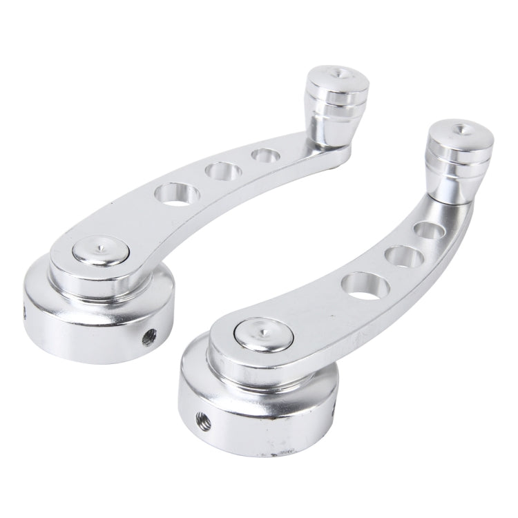 1 Pair Universal Car Wagon Door Window Crank Handle Winder  Manual Door Crank Handle Window Winders(Silver) - Ornaments by PMC TechLife | Online Shopping South Africa | PMC TechLife | Buy Now Pay Later Mobicred