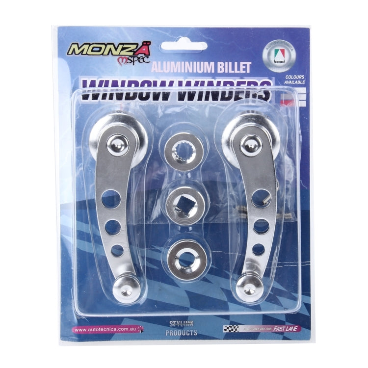 1 Pair Universal Car Wagon Door Window Crank Handle Winder  Manual Door Crank Handle Window Winders(Silver) - Ornaments by PMC TechLife | Online Shopping South Africa | PMC TechLife | Buy Now Pay Later Mobicred