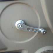 1 Pair Universal Car Wagon Door Window Crank Handle Winder  Manual Door Crank Handle Window Winders(Silver)