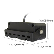 PZ-451 Car Camera LED Lights Parking Sensor 3 in 1  Night Vision Camera Monitor with Buzzer,DC 12V, 720 x 504 pixels,Lens Angle:120 degree