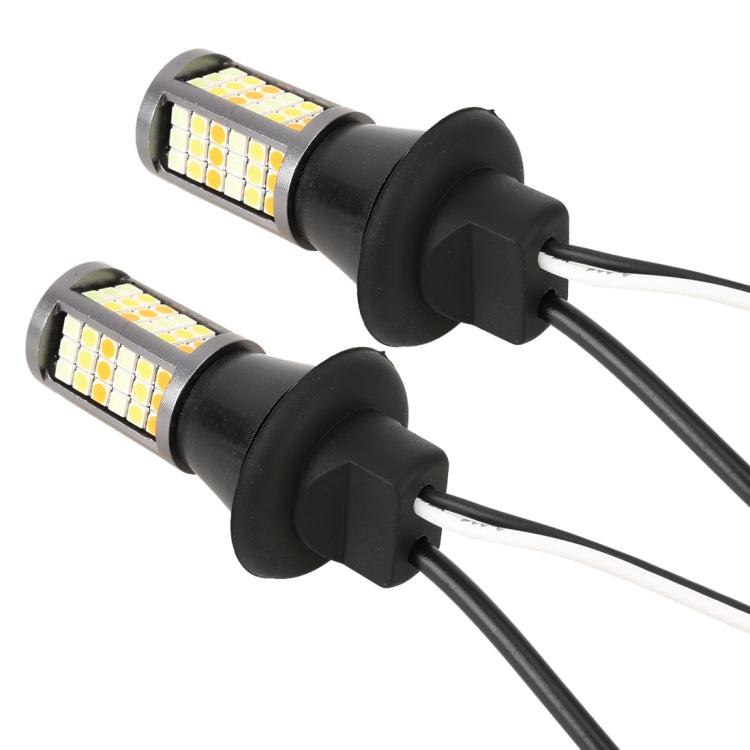 1156/BA15S DC12V 3.7W 81 SMD-3030-LEDs Three Color Car DRL&Turn Light, Length: 2m - Running Lights by PMC TechLife | Online Shopping South Africa | PMC TechLife | Buy Now Pay Later Mobicred