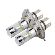 2 PCS H4 60W 1200 LM 6000K Car Fog Lights with 12 XB-D LED Lamps, DC 12V (White Light)