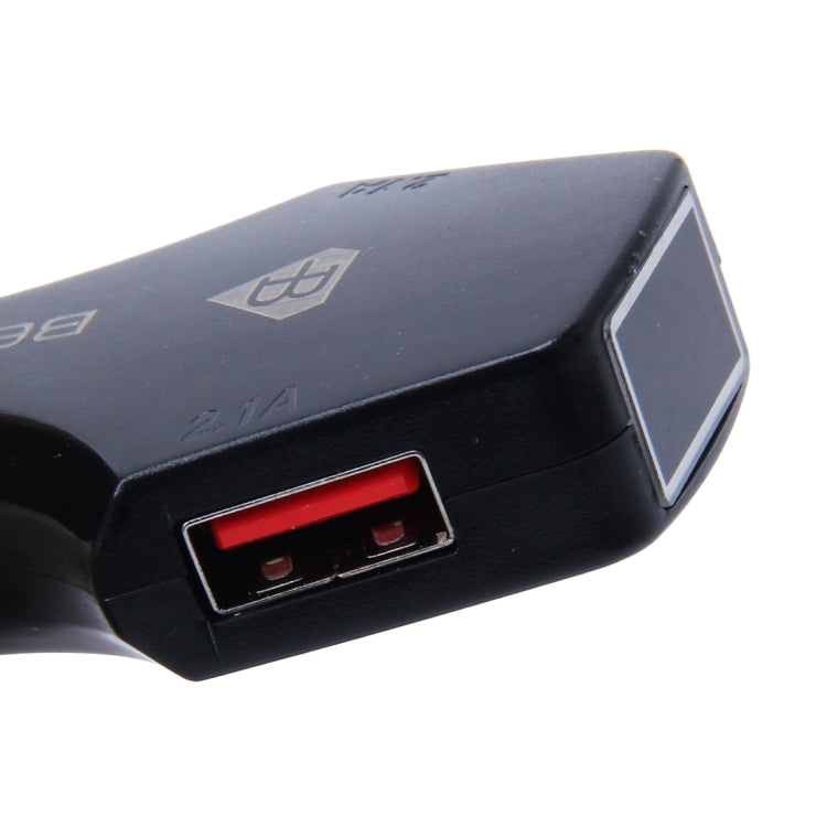 BEAUTY-CAR B-01 4.2A Dual USB Port Raid Car Charger Adapter with LED Display, Input Voltage/Output Voltage: DC 10-30V/ DC 5V - Bluetooth Car Kits by PMC TechLife | Online Shopping South Africa | PMC TechLife | Buy Now Pay Later Mobicred