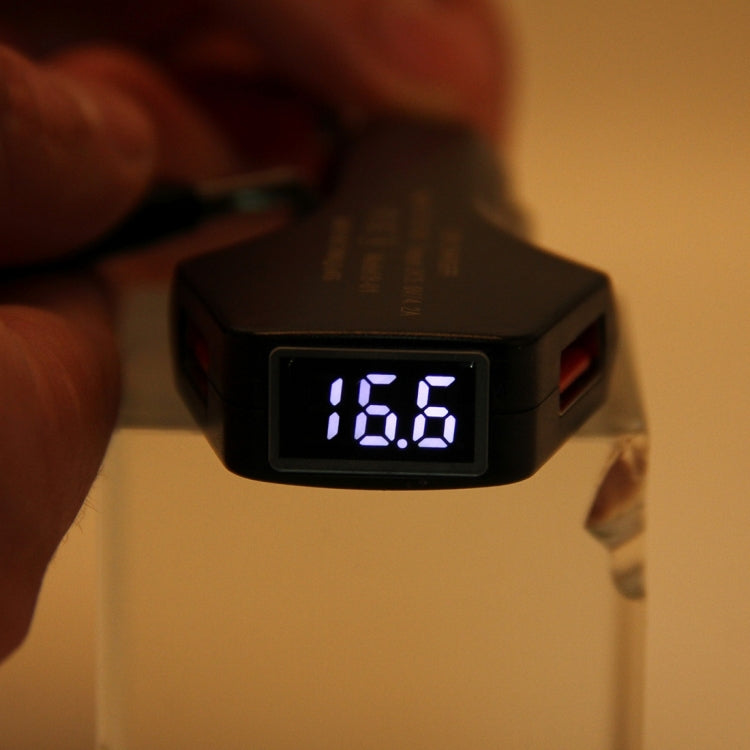 BEAUTY-CAR B-01 4.2A Dual USB Port Raid Car Charger Adapter with LED Display, Input Voltage/Output Voltage: DC 10-30V/ DC 5V - Bluetooth Car Kits by PMC TechLife | Online Shopping South Africa | PMC TechLife | Buy Now Pay Later Mobicred